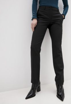 GERARD DAREL LUNA BLACK WOOL MID RISE STRAIGHT LEG DRESS PANTS SIZE 36