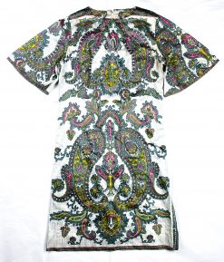 Vintage Pake Muu Dress Japanese Silk Hawaiian Aloha Muumuu Tiki Maxi Dress Small