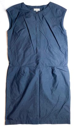 MARGARET HOWELL JAPAN GARMENTORY NAVY COTTON KNEE LENGTH DRESS SIZE 2/M