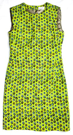 Megan Park x Garmentory Sleeveless Silk Printed Crew Neck Dress Size 3 Large