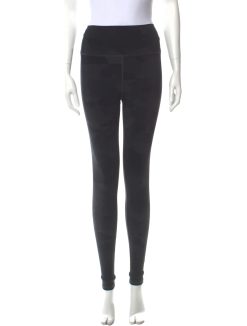 Alo Yoga Womens Vapor High Waist Camo Leggings Pants Medium Black