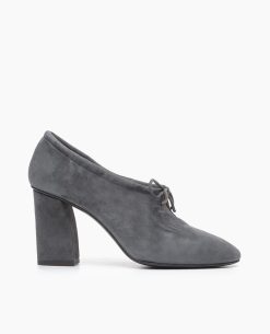 COCLICO COCHETA GRAY SUEDE HEELS PUMPS SIZE 40.5 IN BOX