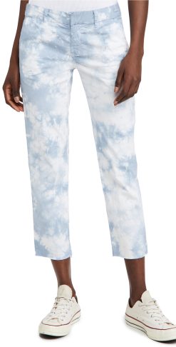 Nili Lotan Womens East Hampton Stretch Cotton Twill Pants 80NL Size 2