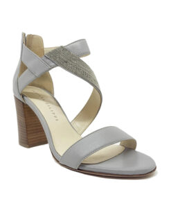 Fabiana Filippi Monili Beaded Leather Sandals Heels Size 40