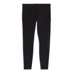 Lululemon Womens Luxtreme High Rise Logo Speed 28" Tights Pants Size 4
