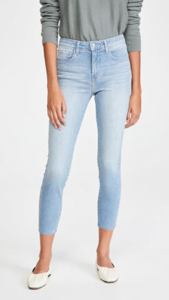L'AGENCE MARGOT LIGHT WASH HIGH RISE SKINNY JEANS SIZE 26