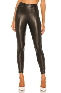 Spanx NEW Like Leather High Rise Vegan Skinny Pocket Pants Size Small