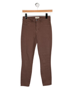L'AGENCE MARGOT HIGH RISE WAIST BROWN SKINNY PANTS JEANS SIZE 24