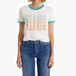 MOTHER SUPERIOR ITTY BITTY GOODIE DAZZLE GRAPHIC TEE SHIRT TOP SMALL