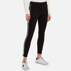 L'Agence NWT Margot Foil High Rise Skinny Ankle Jeans Black Size 23