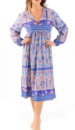 Walker & Wade Tuckernuck NWT Jenny V-Neck Floral Midi Dress Medium