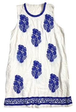 Isabel Marant Vintage Needlepoint Embroidered Silk Crew Neck Mini Dress Size 40/8