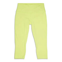 Lululemon Women's Align High Rise 21" Yellow Pear Leggings Pants Size 8