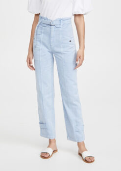 SEA NY Women's Maura High Rise Acid Wash Jeans Pants Size 00