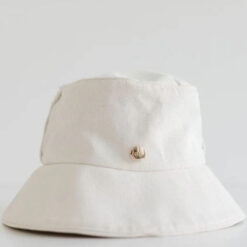 Gigi Pip Women's Rylee Cream Ivory Fedora Bucket Hat Size 59 NEW