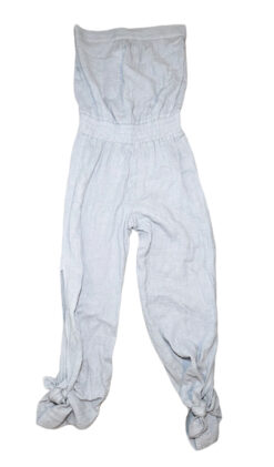 Drew x Anthropologie NWT Carissa Strapless 1 Piece Jumpsuit Chambray XS NEW
