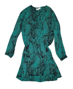 Karina Grimaldi Women's Pilar V-Neck Long Sleeve Mini Dress XS