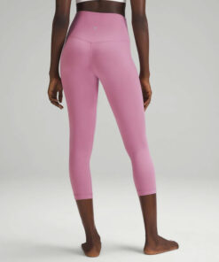 Lululemon NWT Women's Align High Rise 21" Leggings Pants 0 Dust Pink