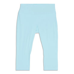 Lululemon Women's Align High Rise Crop Tights Pants Icing Blue Nulu 6