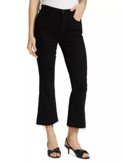 L’Agence NEW Kendra High Rise Crop Kick Flare Jeans Pants 24 New