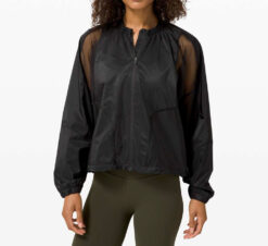 Lululemon Women's With The Breeze Nylon Full Zip Windbreaker Jacket Coat 4