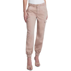 L’agence Russo High Rise Utility Flight Pants Joggers Elastic Hem Khaki 27