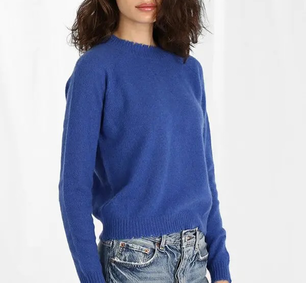 Minnie Rose NWT Cashmere Blend Long Sleeve Crew Neck Pullover Sweater Small - Image 5