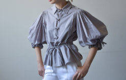 Yves Saint Laurent Vintage Collectors Balloon Sleeve Top Blouse Small