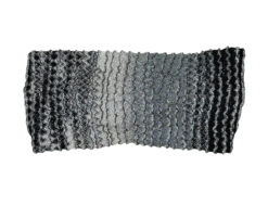 Missoni Mare Knit Metallic Hair Headband Silver Black Gray