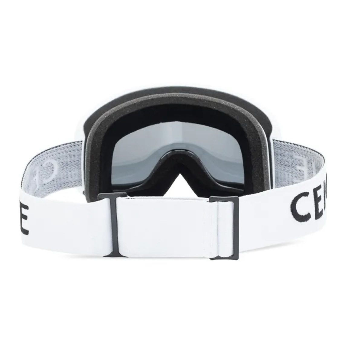 Celine CL40196U White Studded Ski Mask Logo Goggles NEW - Image 5
