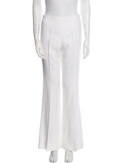 Michael Kors Collection High Rise Wide Flare Leg Pants Size 2 White