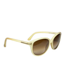 Tom Ford Karmen TF329 20F Ivory Aviator Sunglasses 57-16-140