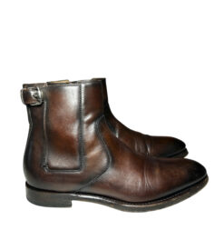 Gucci Men's Brown Leather Chelsea Boots Size 5.5(UK) 6.5(US) 40.5(EU)