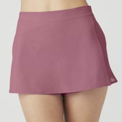 ALO Yoga Clubhouse Mars Clay Pink Tennis Skort Shorts Skirt Small