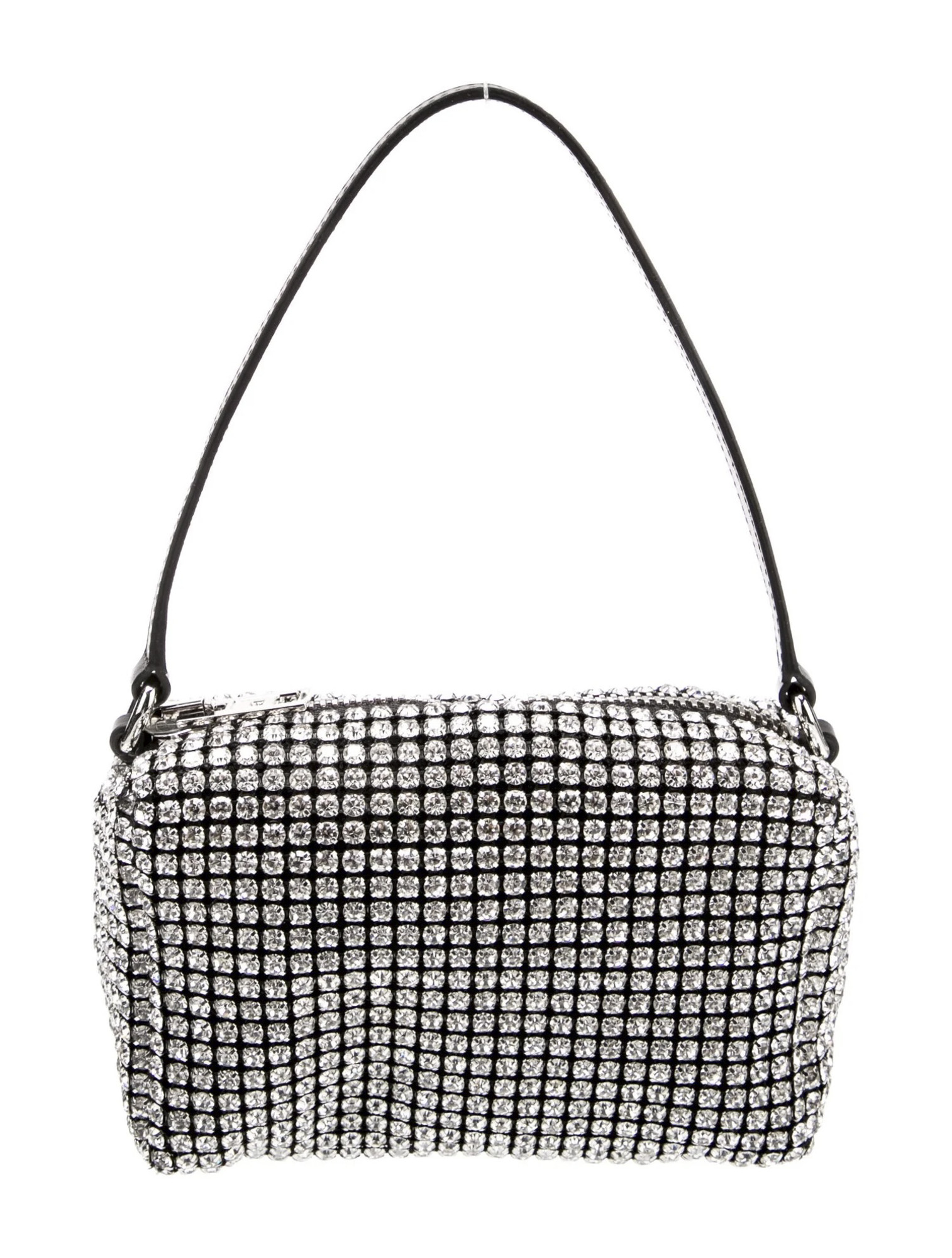Alexander Wang NWT Heiress Crystal Rhinestone Mesh Pouch Shoulder Bag NEW - Image 3