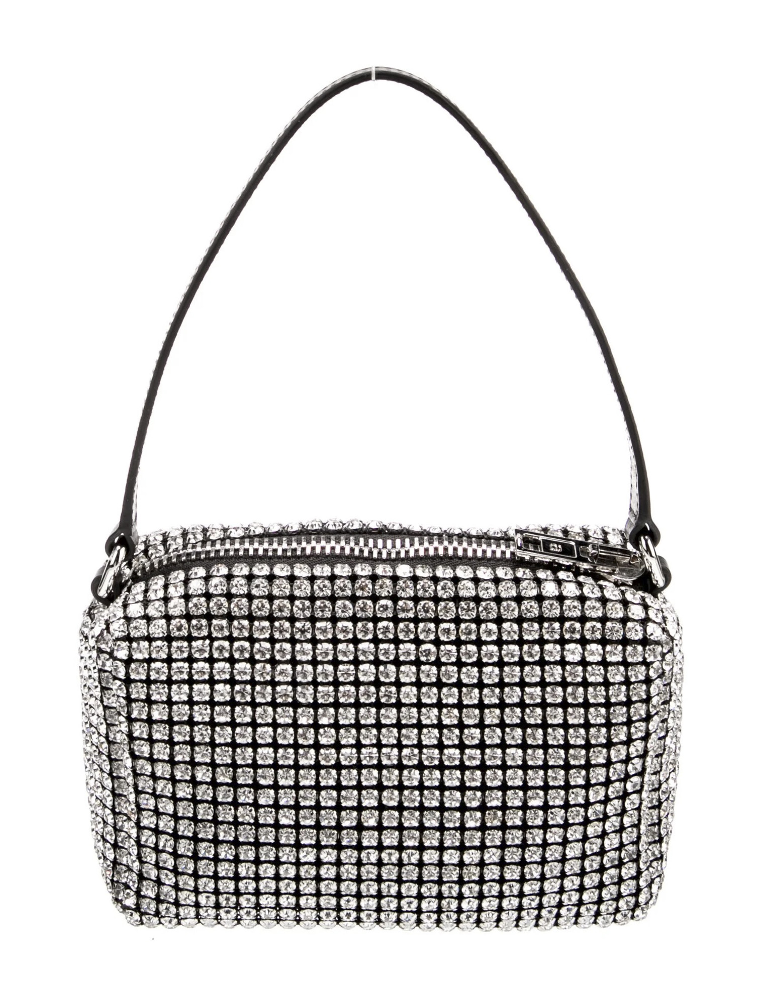 Alexander Wang NWT Heiress Crystal Rhinestone Mesh Pouch Shoulder Bag NEW