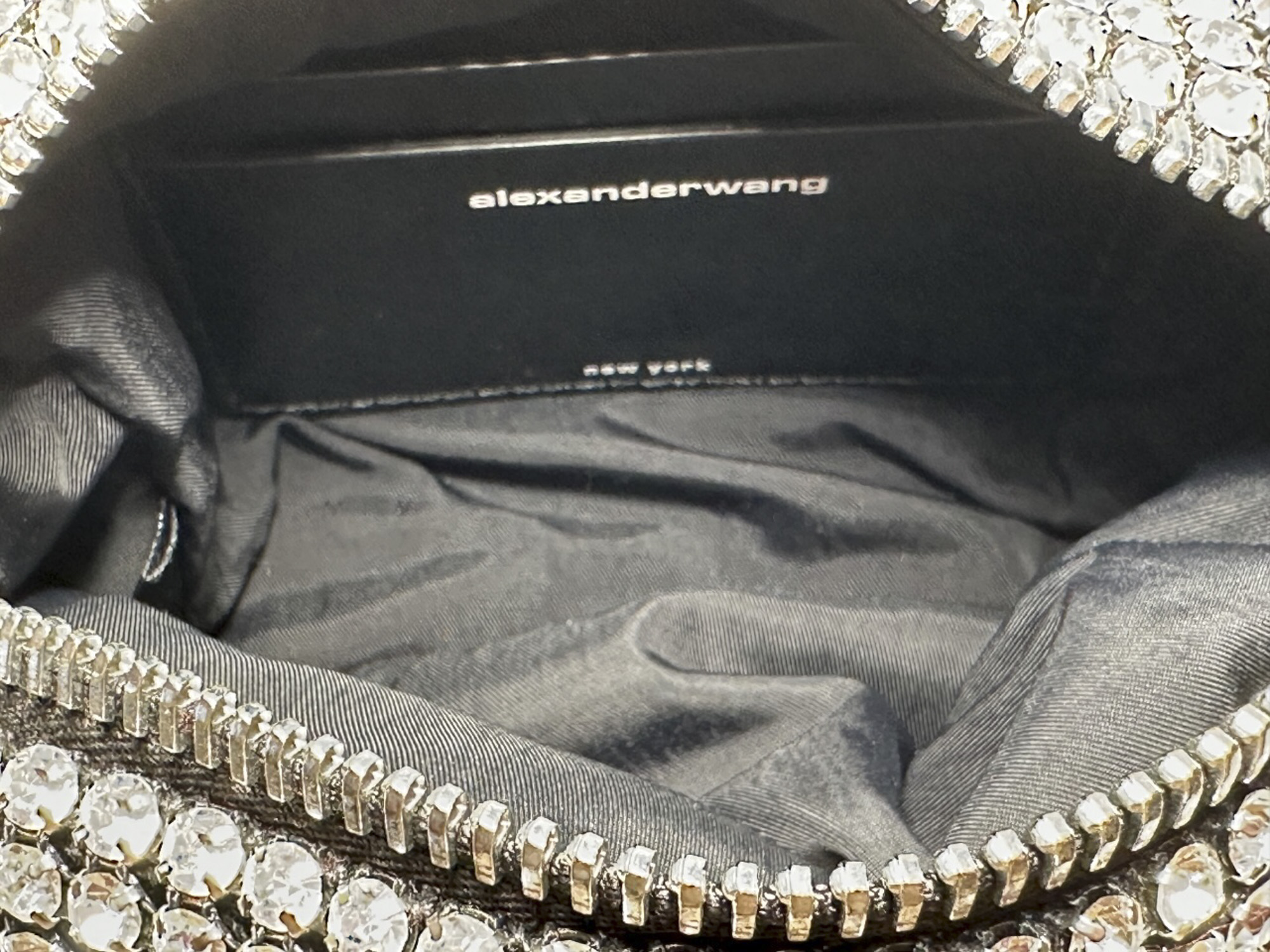 Alexander Wang NWT Heiress Crystal Rhinestone Mesh Pouch Shoulder Bag NEW - Image 6