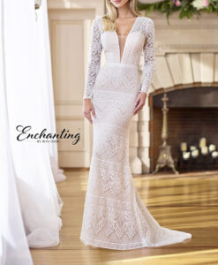 Enchanting by Mon Cherie NEW 218169 Bohemian Lace Wedding Gown Dress 10