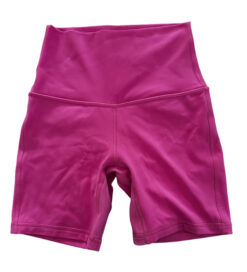 Lululemon Align High Rise 6" Sonic Pink Biker Shorts Size 2