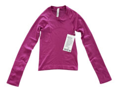 Lululemon NWT Swiftly Tech 2.0 Race Length Long Sleeve Shirt 0 Sonic Pink