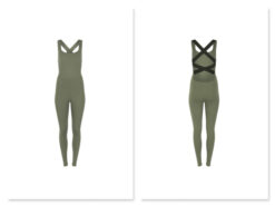 HEROS The Unitard Army Green Bodysuit Jumpsuit Size Small