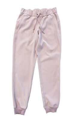 Lululemon On The Fly High Rise Pink Taupe Joggers Pants Size 4