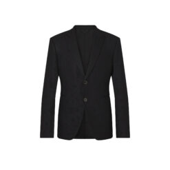 Louis Vuitton NWT Men's Black Monogram Galaxy Cut Away Jacket Blazer 54