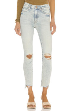 Mother NEW The Stunner Ankle Fray High Rise Rolling In The Bushes Jeans Size 24