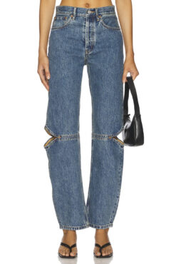 Still Here NWT Cowgirl High Rise Button Fly Classic Blue Jeans Size 24