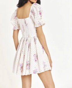 LoveShackFancy NWT Girls Magica Floral Eyelet Smocked A-Line Dress Size 12Y NEW