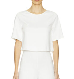 Ripley Rader Los Angeles White Ponte Short Sleeve Boxy Top Blouse 1/XS