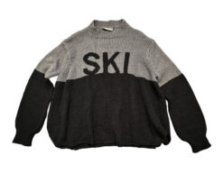 Wooden Ships Paola Buendia Ski Wool Mohair Blend Mock Neck Oversized Sweater M/L