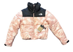 The North Face NWT Saikuru Puffer Jacket Coat Pink & Black Womens Small NEW