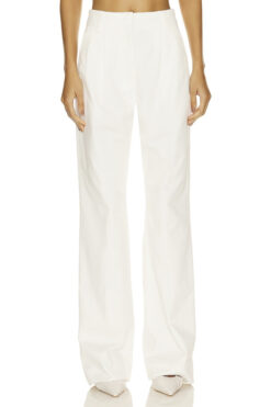 Favorite Daughter The Favorite Pant Geneva White Pleated Wide Leg Size 6